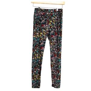 NWT Lularoe Toy Factory Print Leggings OS Robots Cat Truck Cartooncore Kidcore